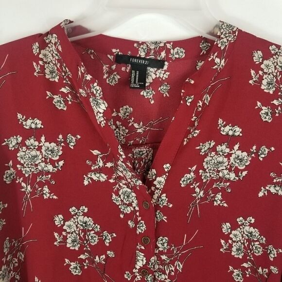 FOREVER 21 FLORAL PRINT DRESS. SIZE M. - Picture 6 of 16